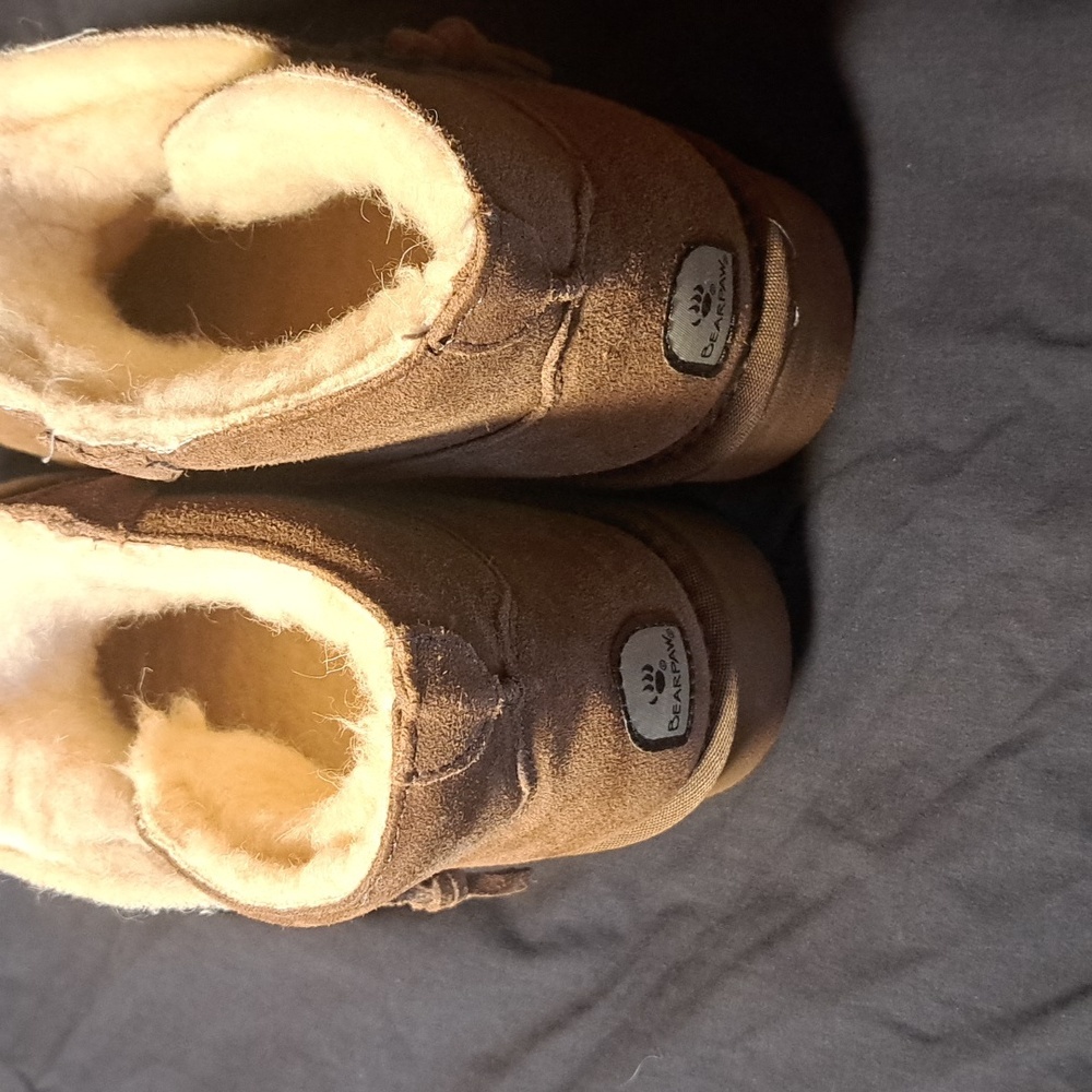 NWOT Bearpaw Women's Toni Zip Side Brown Platform Size 9 Boot - Picture 14 of 14